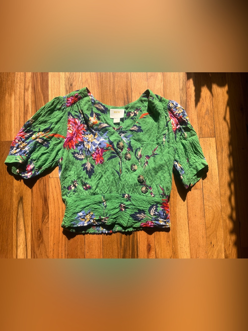 Anthropologie Summer Floral Short